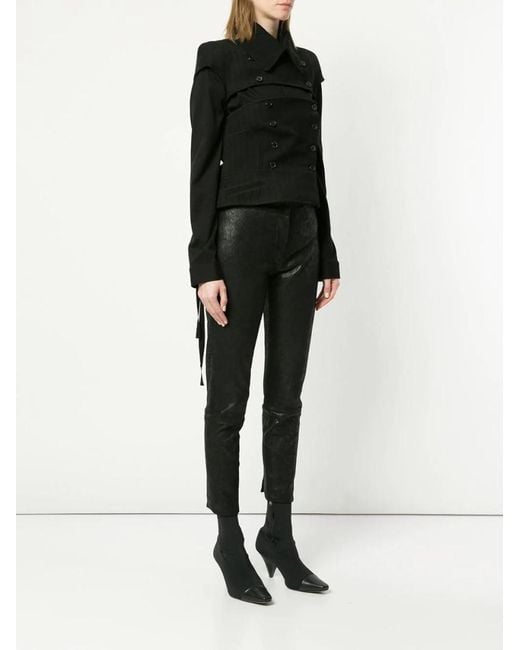Ann Demeulemeester Black Oberon Top
