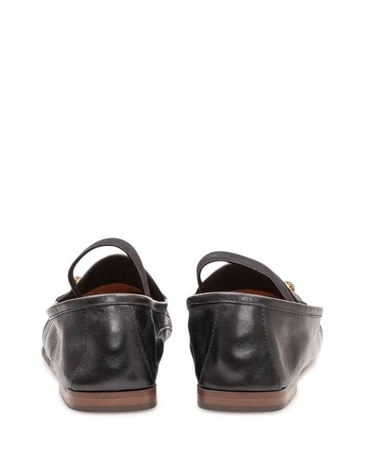 Versace White Leather Loafers