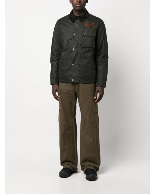Barbour Black Workers Jacket for men