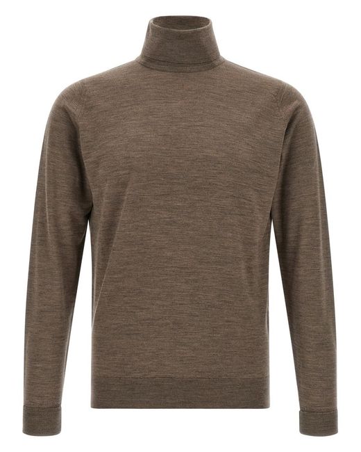 John Smedley Brown Richards Sweater for men