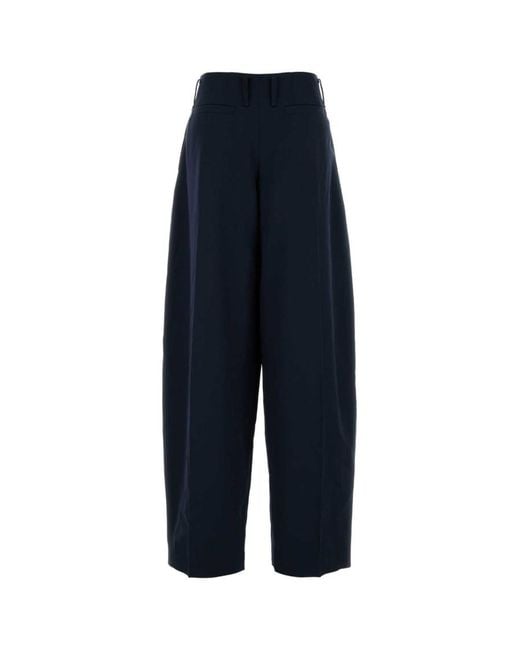 McQueen Blue Wool Pants