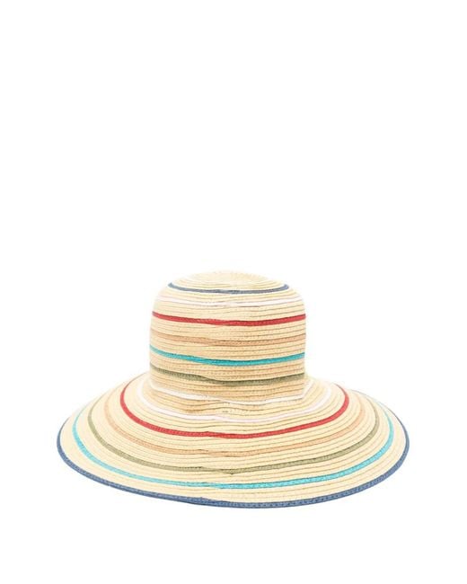 Paul Smith White Straw Sun Hat