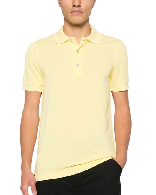 Tom Ford Yellow Regular Polo for men