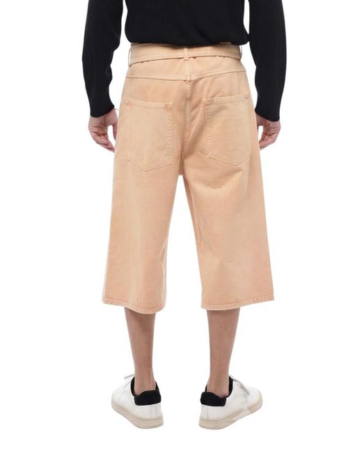 Marcelo Burlon Black Loose Solid Shorts for men