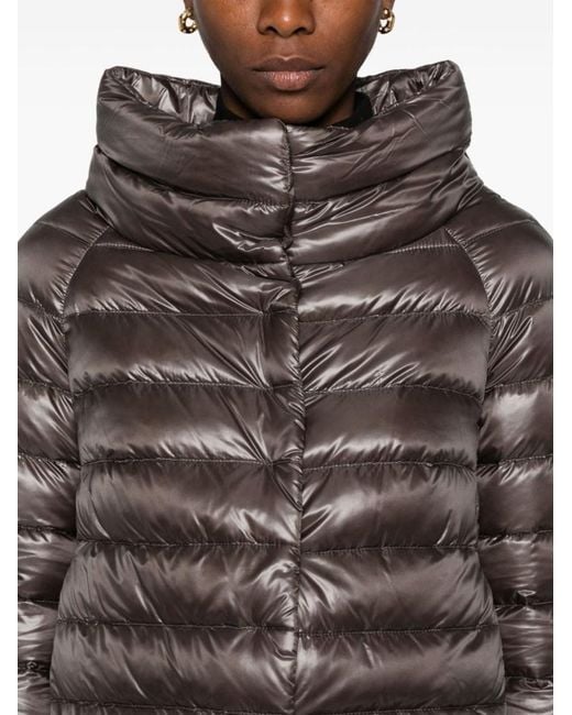 Herno Brown Sofia Short Down Jacket
