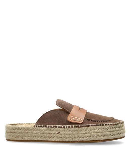 J.W. Anderson Brown Suede Espadrilles