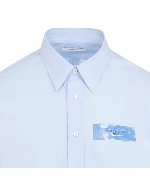 Givenchy Blue Regular Shirt for men