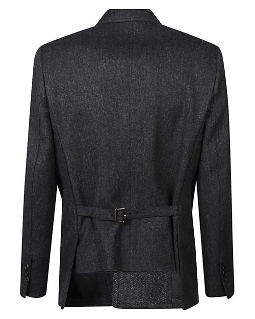 DSquared² Black Single Breasted Blazer for men