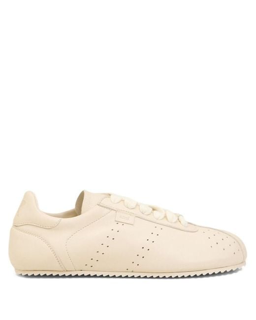 AMI Natural Leather Sneakers