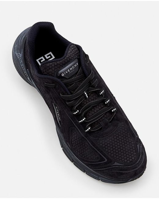 Givenchy Black Leather Tk-Mx Runner Sneakers for men