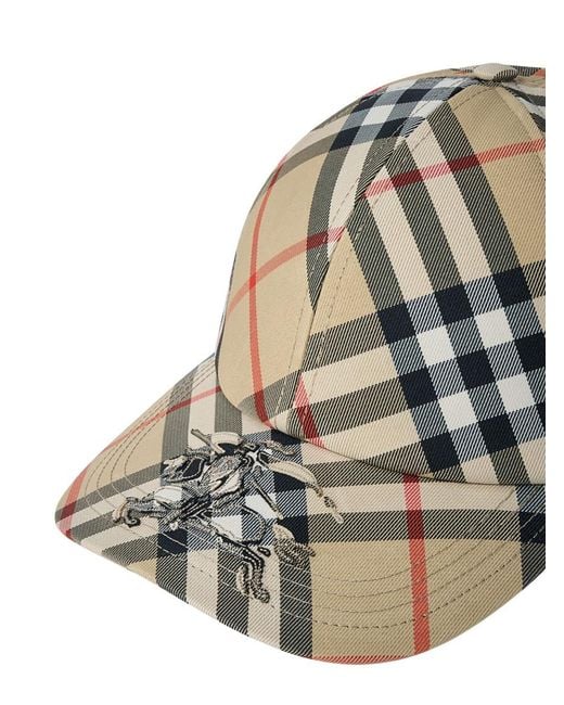 Burberry Metallic Check Hat for men