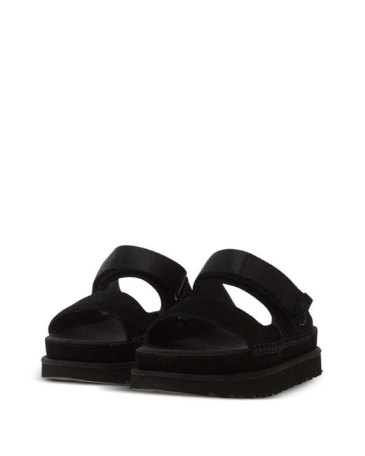 Ugg Black Solid Goldenstar Sandals