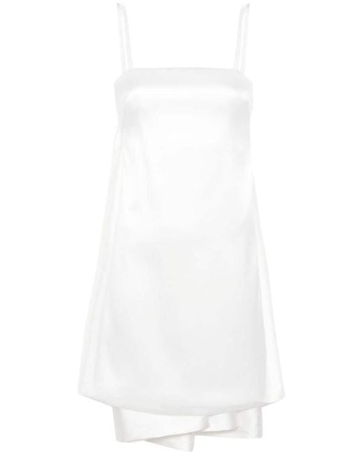 P.A.R.O.S.H. White Papavero Mini Dress