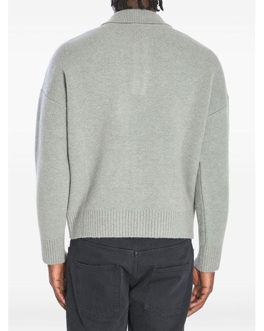AMI Gray Polo Shirts for men