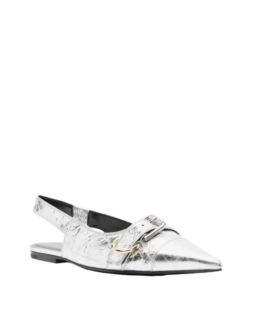 Givenchy White Escarpins Ballet Flats