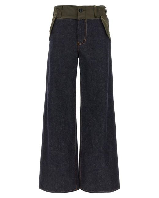 Sacai Blue Denim Jeans