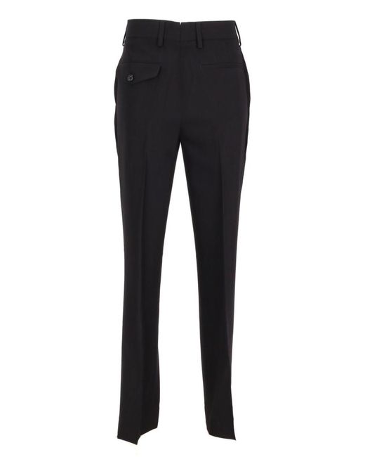 Ann Demeulemeester Black Cigarette Trousers