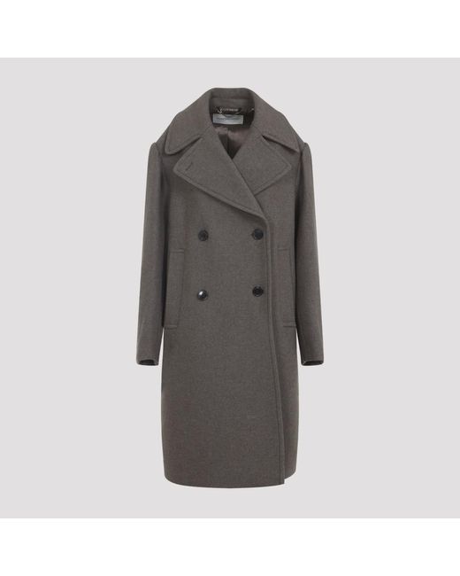Dries Van Noten Gray Raquel Coat