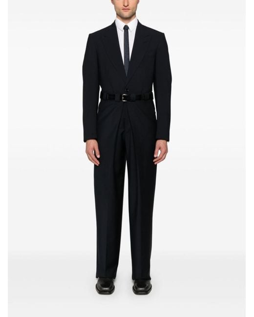 Givenchy Black Pleated Extra Large Chino Pants for men