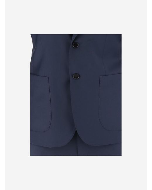 Brian Dales Blue Single Breasted Suit for men