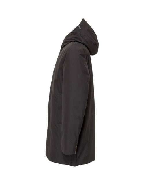 Woolrich Black Solid Hood Jacket for men