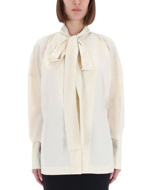THE LATEST White Relaxed Solid Shirt