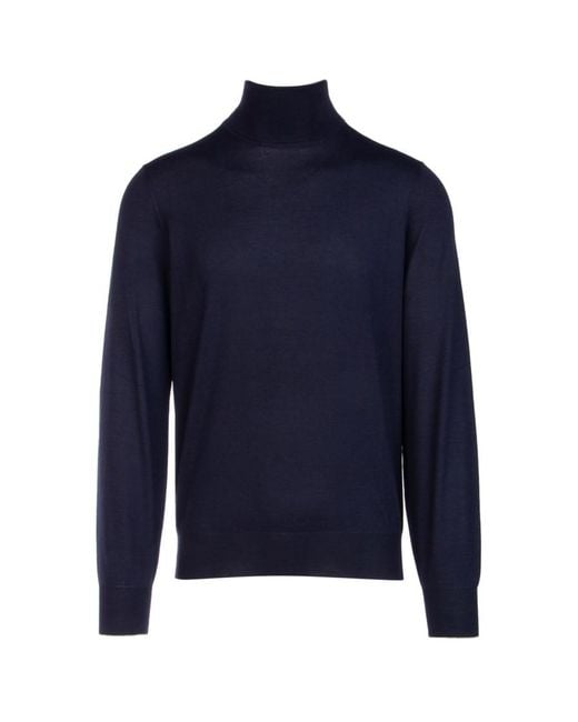 Brunello Cucinelli Blue Regular Sweater for men