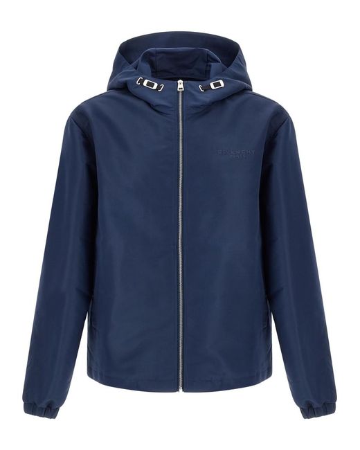 Givenchy Blue Hood Jackets for men