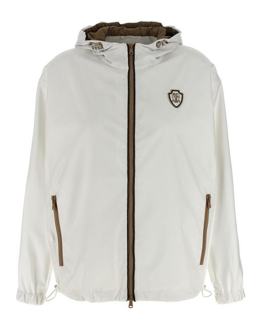 Brunello Cucinelli Gray Precious Trims Jacket
