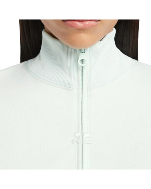 Courreges White Mock Collar Jacket