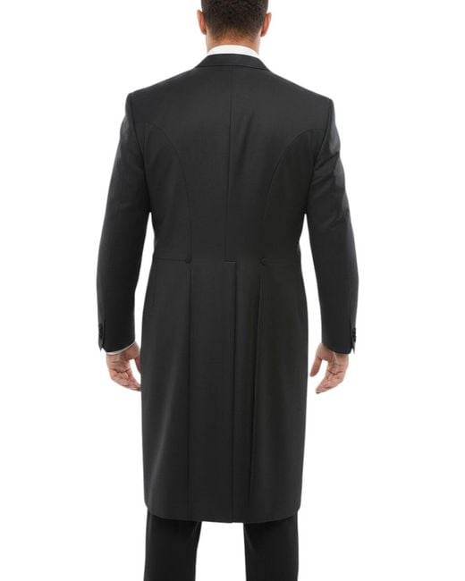 Corneliani Black Tailcoat Blazer for men