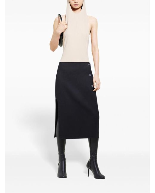 Courreges White Halterneck Top
