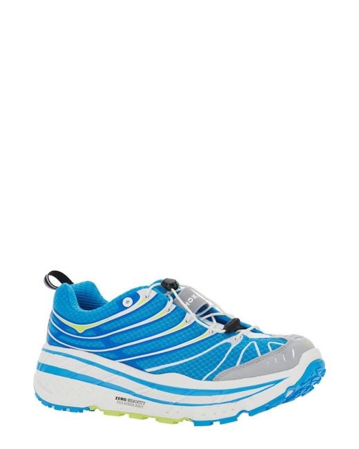 Hoka One One Blue Drawstring Sneakers for men