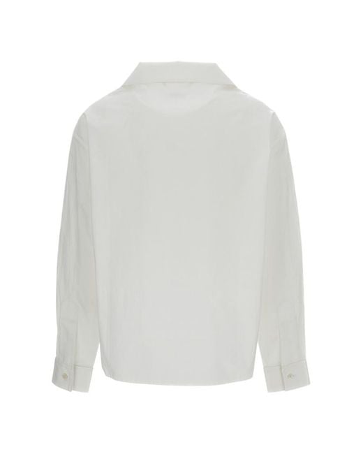 Bode White Regular Solid Shirt