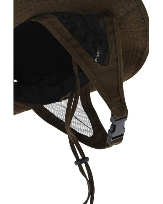 DSquared² Black Solid Bucket Hat for men
