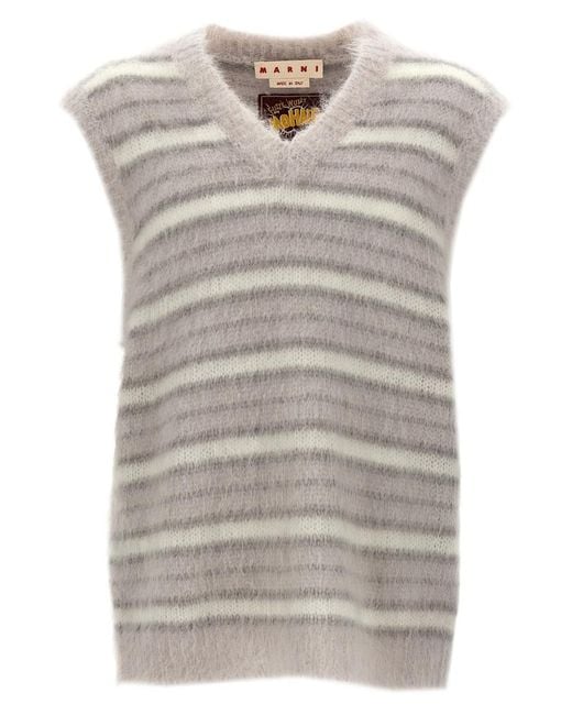 Marni Gray 'Fuzzy Wuzzy' Vest for men