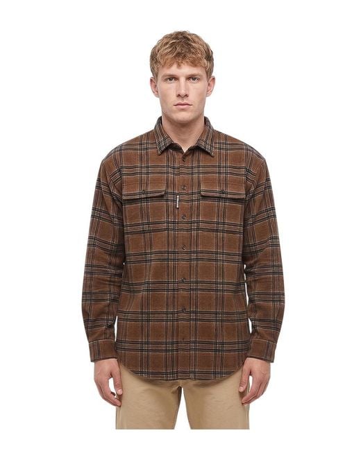 DSquared² Brown Regular Check Shirt for men