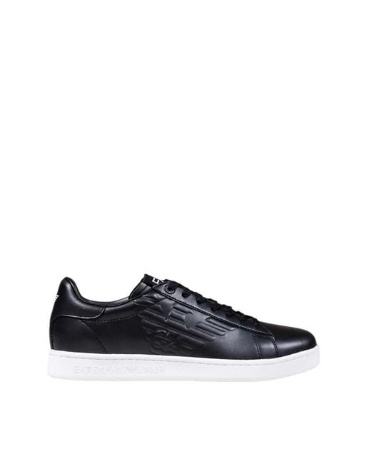 EA7 Blue Logo Sneakers for men