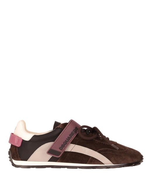 DSquared² Brown Logo Sneakers