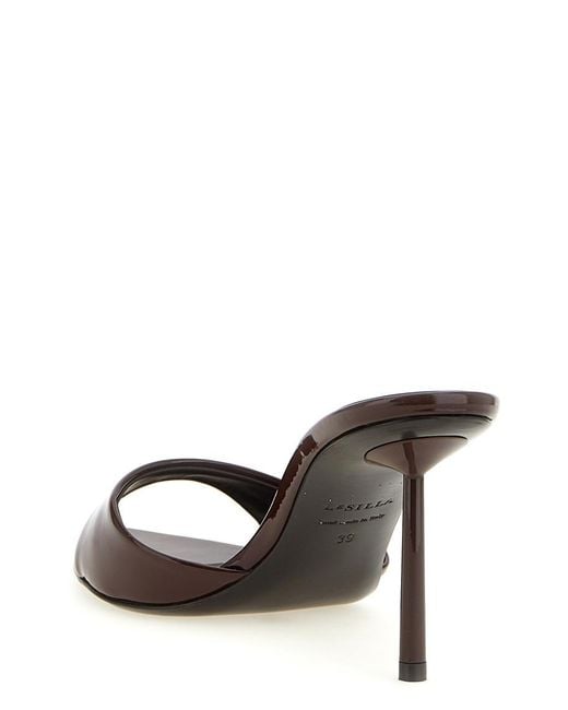 Le Silla Metallic Solid Pointed Toe Heels