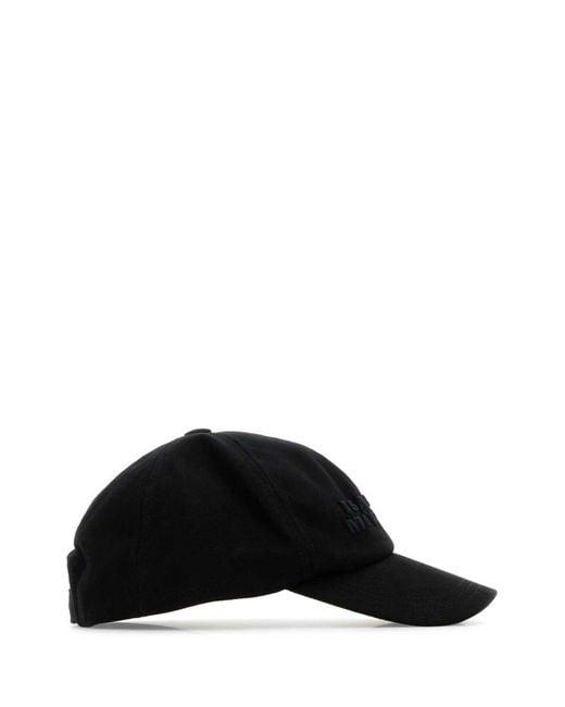 Isabel Marant Black Tyron Baseball Hat