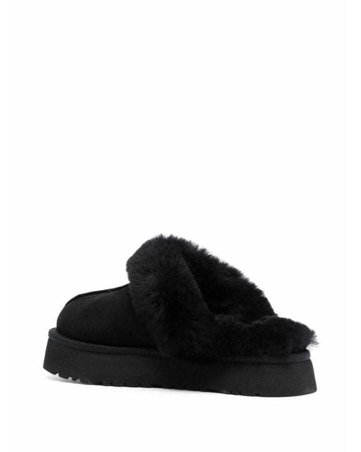 Ugg Black Disquette Slides
