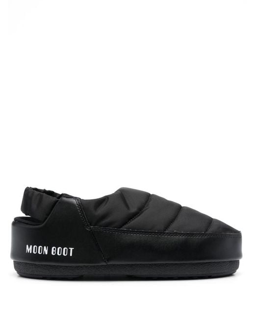 Moon Boot Black Evolution Mules