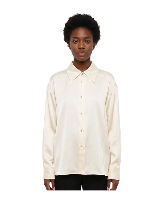 Jil Sander White Loose Solid Shirt