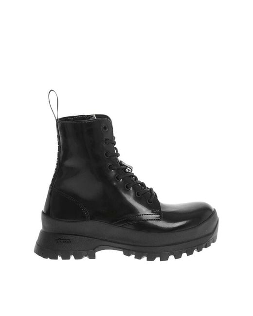 Stella McCartney Black Logo Trace Boots