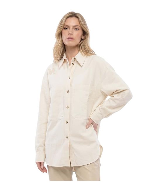 Nanushka White Solid Shirt