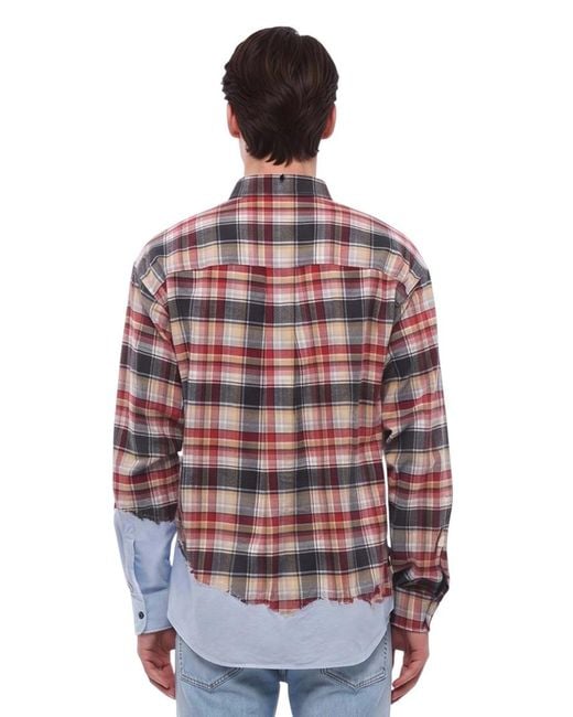 DSquared² Red Checked Shirt for men