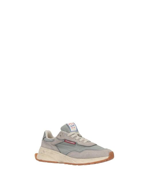 DSquared² White Solid Sneakers Sneakers for men