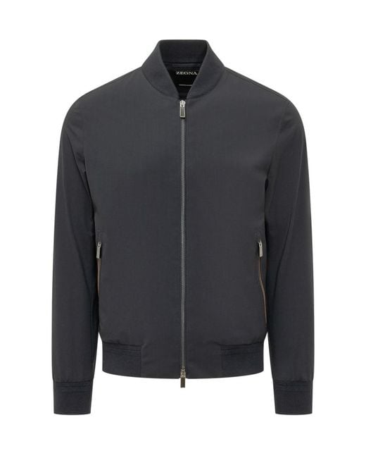 Zegna Gray Regular Jacket for men