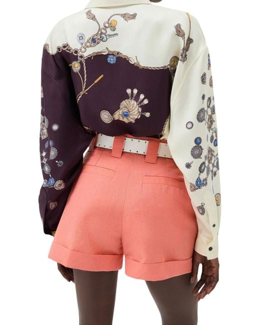 Versace White Regular Printed Shirt